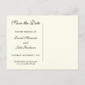 Katholieke Ivory Elegant Maagd Mary BEWAAKT DE DAT Aankondigingskaart (Achterkant)