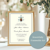 Katholieke Ivory Immaculate Heart van Mary Wedding Kaart