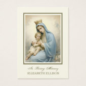 Katholieke Jesus Divine Mercy Funeral Prayer Kaart (Voorkant)