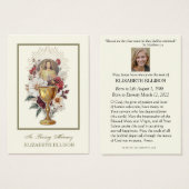 Katholieke Jesus Divine Mercy Funeral Prayer Kaart (Voorkant /achterkant)