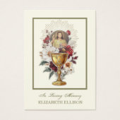 Katholieke Jesus Divine Mercy Funeral Prayer Kaart (Voorkant)