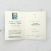 Katholieke Jezus Begrafenis Mis Religieus Gebed Kaart (Binnen)