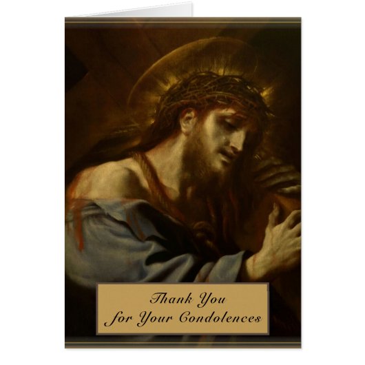 Katholieke Jezus die dwars funderlijk gebed draagt (Voorkant)