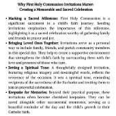 Katholieke Jezus Eerste Communie Bloemen Uitnodigi Kaart