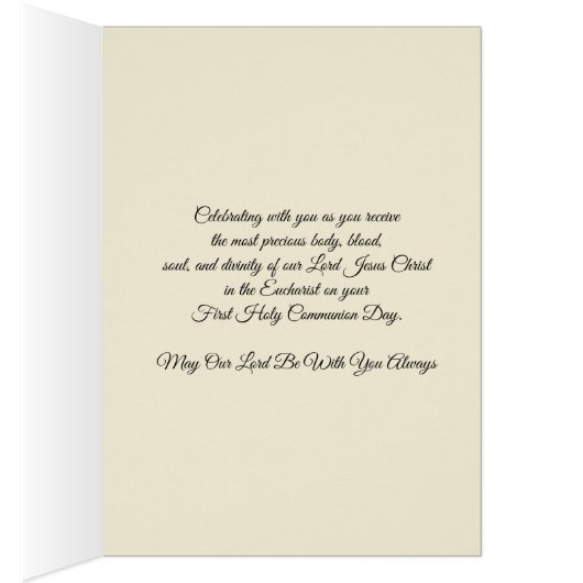 Katholieke Jezus Eerste Communie Chalice Host (Binnen (Rechts))