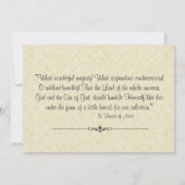 Katholieke Jezus Eerste Communie  Uitnodigingen (Achterkant)