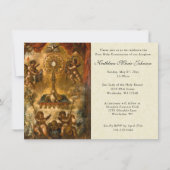 Katholieke Jezus Eerste Uitnodigingen van de Commu (Voorkant)