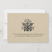 Katholieke Jezus Eerste Uitnodigingen van de Commu (Achterkant)