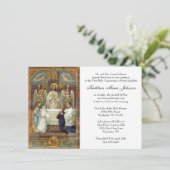 Katholieke Jezus Eerste Uitnodigingen van de Commu (Staand voorkant)