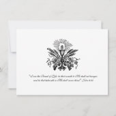 Katholieke Jezus Eerste Uitnodigingen van de Commu (Achterkant)