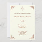 Katholieke Jezus Elegant Religieus Afstuderen Uitn Kaart (Achterkant)