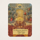 Katholieke Jezus Funeral Memorial Heilige Kaart (Voorkant)