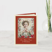  Katholieke Jezus Kerstfoto Feestdagen Kaart (Voorkant)