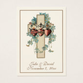 Katholieke Jezus Maria Jozef Bruiloft gunst Kaart (Voorkant)