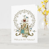 Katholieke Jezus met Lamb Marian Religieuze Kruis Kaart (Gele Bloem)