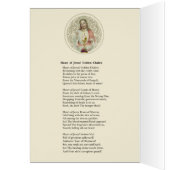 Katholieke Jezus Religieuze Heilige Hart Gebed (Binnen (Links))