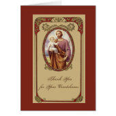 Katholieke Jezus Sympathie Heilige Kaart Dank u (Voorkant)