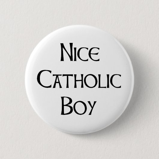 katholieke jongen aardig ronde button 5,7 cm (Voorkant)