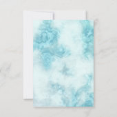 Katholieke jongen Eerste Communie blauw marmer Kaart (Achterkant)