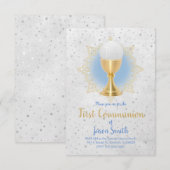 katholieke jongen eerste gemeenschapsontwerp kaart (Voorkant / Achterkant)