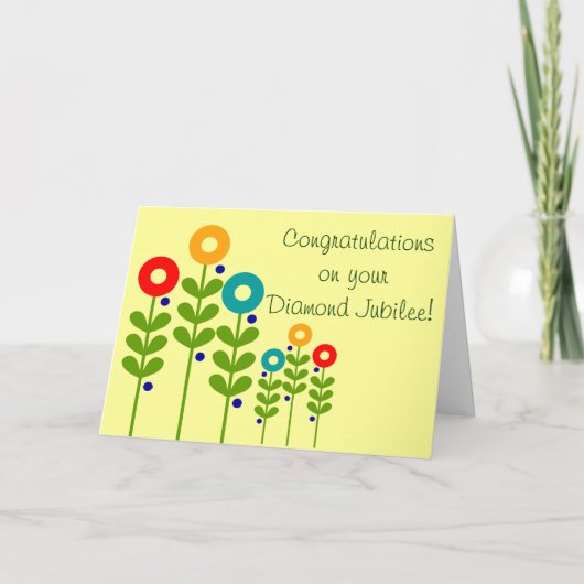 Katholieke Kaart 2 van het Diamanten jubileum van (Voorkant)