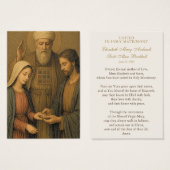 Katholieke Kaart van het huwelijksgebed Betrothal (Voorkant /achterkant)