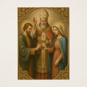 Katholieke Kaart van het huwelijksgebed Betrothal (Voorkant)