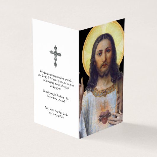 Katholieke Kaarten | Antiek Heilig Hart (Buitenkant)