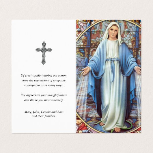 Katholieke Kaarten | Hail Mary (Buitenkant ongevouwen)