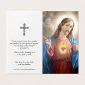 Katholieke Kaarten | Heilig Hart (Buitenkant ongevouwen)