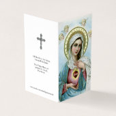 Katholieke Kaarten | Heilig Hart Maria 3 (Buitenkant)