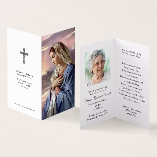 Katholieke Kaarten | Heilige Moeder (Binnen en buitenkant)