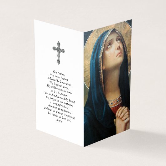 Katholieke Kaarten | hemelse moeder (Buitenkant)