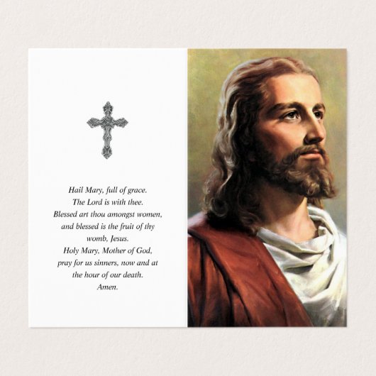 Katholieke Kaarten | Jezus Christus (Buitenkant ongevouwen)