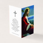 Katholieke Kaarten | Jezus Christus bidt (Buitenkant)