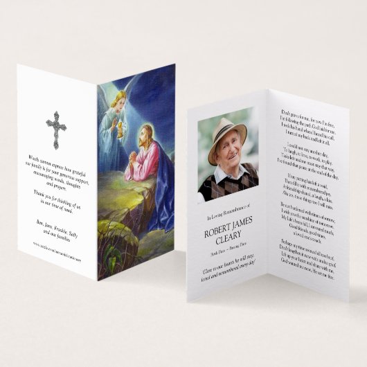 Katholieke Kaarten | Jezus Christus bidt 1 (Binnen en buitenkant)