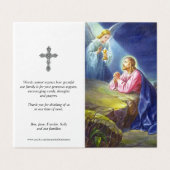 Katholieke Kaarten | Jezus Christus bidt 1 (Buitenkant ongevouwen)