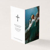 Katholieke Kaarten | Jezus Christus bidt 2 (Buitenkant)