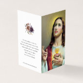 Katholieke Kaarten | Jezus het Heilig Hart (Buitenkant)
