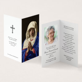 Katholieke Kaarten | Maagd in gebed