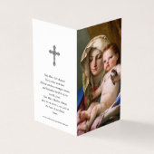 Katholieke Kaarten | Madonna van de goudvink (Buitenkant)