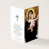 Katholieke Kaarten | Madonna van de lelies (Buitenkant)