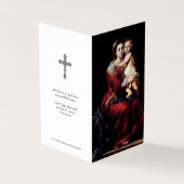 Katholieke Kaarten | Madonna van de Rozenkrans (Buitenkant)