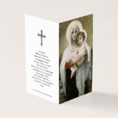 Katholieke Kaarten | Madonna van Roos (Buitenkant)