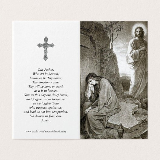 Katholieke Kaarten | Maria en Jezus Graf 1 (Buitenkant ongevouwen)