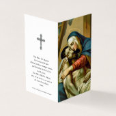 Katholieke Kaarten | Maria wiegt Jezus 1 (Buitenkant)