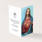 Katholieke Kaarten | Meest liefdevolle hart (Buitenkant)