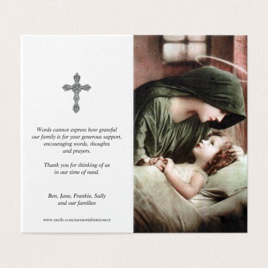 Katholieke Kaarten | Moeder Maria (Buitenkant ongevouwen)