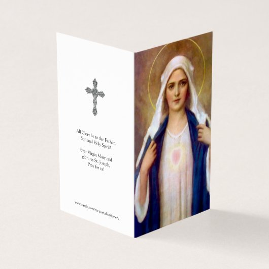 Katholieke Kaarten | Moeder Maria 1 (Buitenkant)