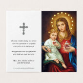 Katholieke Kaarten | Onbevlekt Hart Maria (Buitenkant ongevouwen)